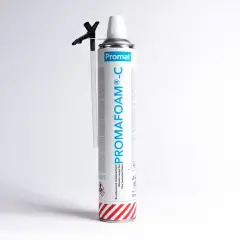 Pianka ogniochronna do komina Promat PROMAFOAM®-C z aplikatorem. Zapewnia bezpieczeństwo i izolację.